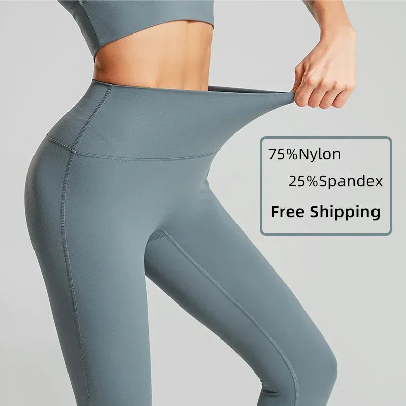 2024 Hot Sale Fitness Lenggings Female Full Length Leggings Running Pants Comfortable and Formfitting Yoga Pants Workout Legging