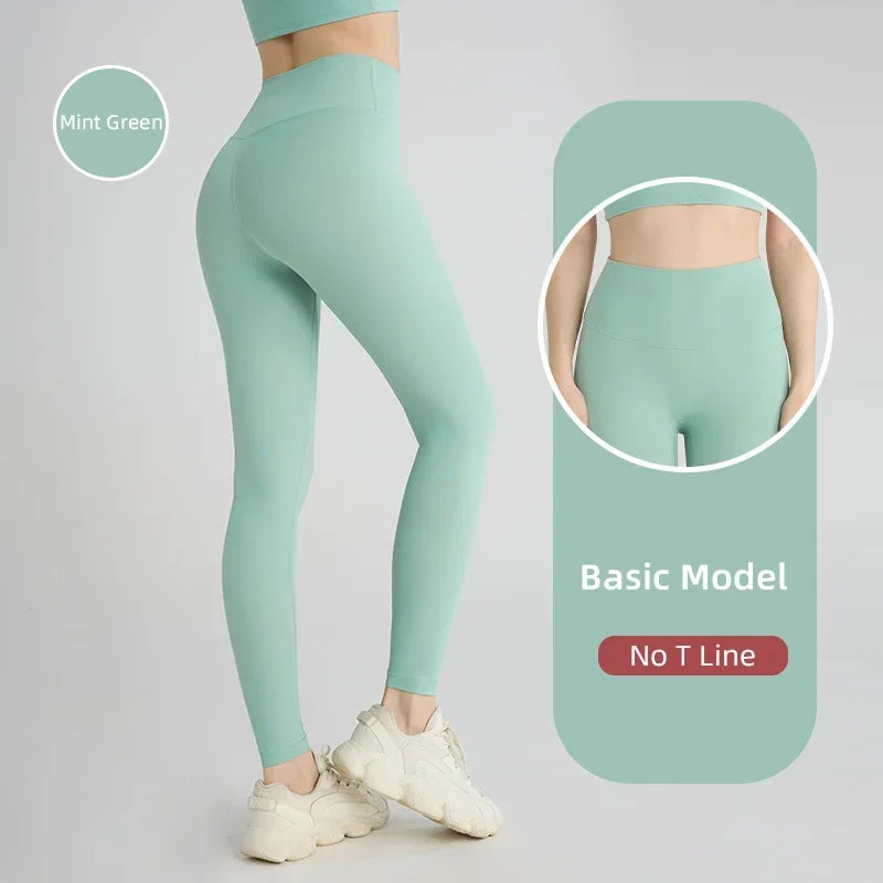 2024 Hot Sale Fitness Lenggings Female Full Length Leggings Running Pants Comfortable and Formfitting Yoga Pants Workout Legging