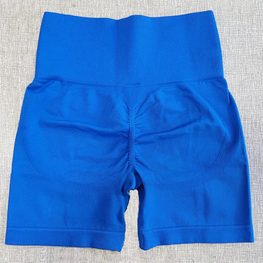 Women Sports Shorts Seamless Yoga Shorts Fitness Squat Proof Shorts High Waist Gym Shorts Push up Training Leggings Shorts