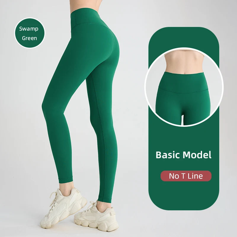 2024 Hot Sale Fitness Lenggings Female Full Length Leggings Running Pants Comfortable and Formfitting Yoga Pants Workout Legging