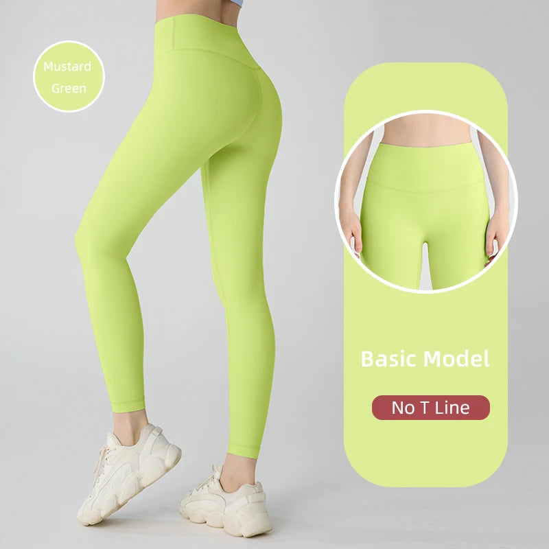 2024 Hot Sale Fitness Lenggings Female Full Length Leggings Running Pants Comfortable and Formfitting Yoga Pants Workout Legging